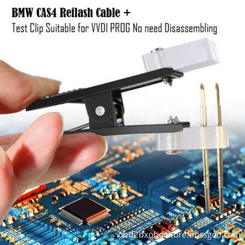 BMW CAS4 Data Reading Socket + Clip + Wire Suitable for VVDI PROG Programmer No need Disassembling